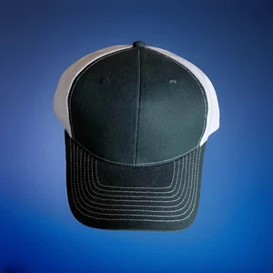 Grün weiß Mesh Back Trucker Cap Snapback verstellbar OSFM - Bild 1 von 1