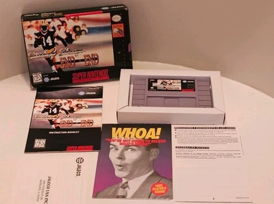 Sterling Sharpe: End 2 End (Super Nintendo SNES) Cib Complete, Tested, Rough - Image 1 of 4