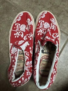 VANS Mens Size 9 The Official Duke Kahanamoku Surfers Hawaii Red - Picture 1 of 5