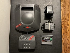 Atari Jaguar System Console Bundle with Power & TV Hookup + Game Tested & Works! - Picture 1 of 24