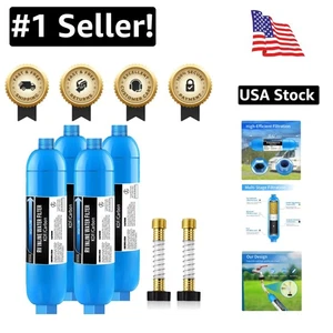 Flexschlauch Wohnmobil Inline Wasserfilter - 4er Pack, verbessert Geschmack & beseitigt Gerüche - Bild 1 von 9