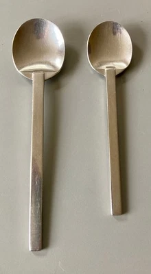 2 Boda Nova STOCKHOLM Stainless 18-8 Korea Spoons : 1 Soup 1 + 1 Teaspoon - Image 1 of 4