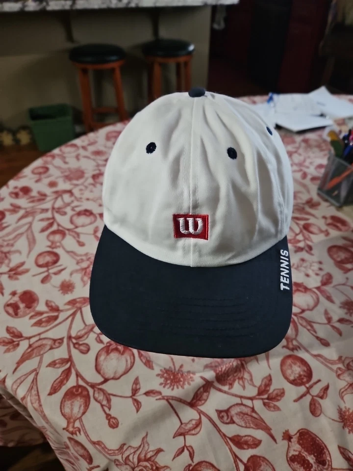 Wilson Hat Cap Strap Back Mens One Size Performance Tennis Headwear - Image 1 of 4