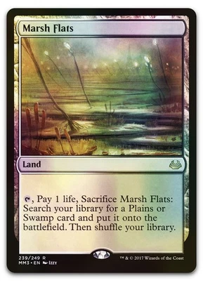Marsh Flats #239 (Foil) (NM) Modern Masters 2017 MM3 Magic MTG - Image 1 of 2