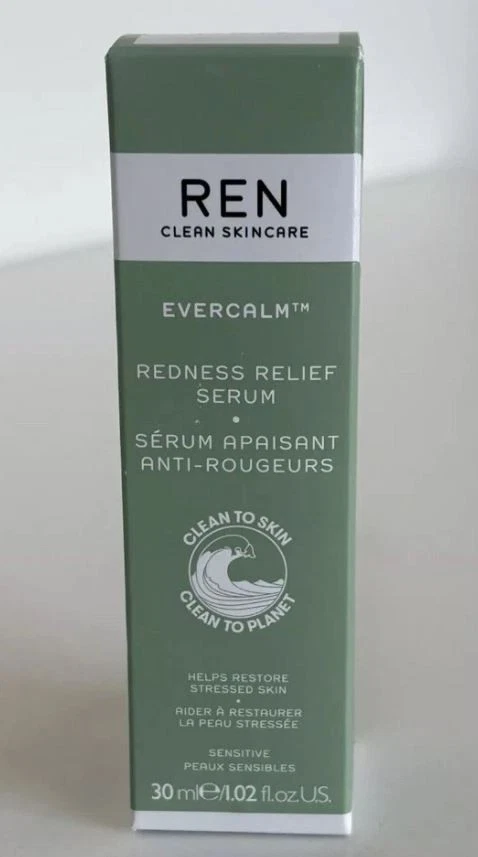 REN Clean Skincare Evercalm Redness Relief Serum 1,02 oz MSRP $60 NOVO NA CAIXA - Imagem 1 de 1