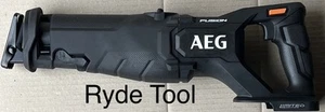 Genuine Black Edition AEG 18V Fusion Brushless Reciprocating Saw, A18FRS. - Picture 1 of 2