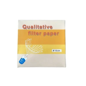 150mm Qualitative Analyse Filterpapier 10-15μm Geschwindigkeit langsam 15cm 100 Stück/Packung - Bild 1 von 4