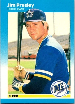 1987 Fleer #594 Jim Presley - Image 1 of 2