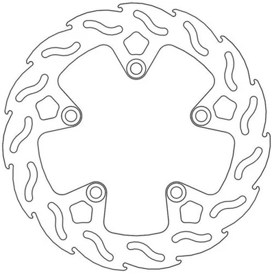 Rotor de freno fijo de llama Moto-Master KTM/Husqvarna/gas gas/Husaberg 110218-PU Foto 1 de 4