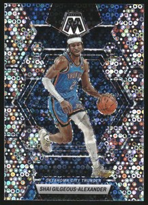 2022-23 Panini Mosaic Mosaic Fast Break Silver #4 Shai Gilgeous-Alexander