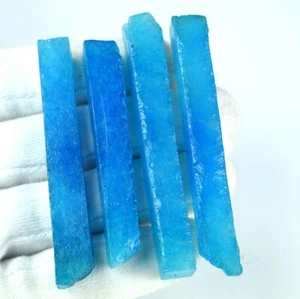 Aqua Blau Aquamarin 240 Ct. + Natürliche 4 Stck. Edelstein Scheibe Grob Posten - Bild 1 von 5
