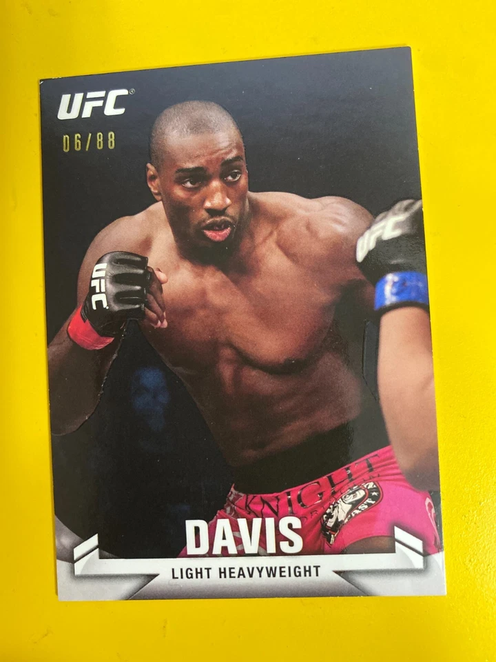 58523 	2013 Topps UFC Knockout Green #49 Phil Davis #06/88 - Image 1 of 3