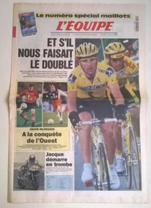 L'EQUIPE N°15.848 du 19/04/1997 - Et s'il nous faisait le doublé (Liège-B-L) - Foto 1 di 5
