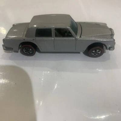 Hotwheels Redline ROLLS ROYCE SILVER SHADOW Silve HK - Vintage 1969 VERY RARE - Image 1 of 4