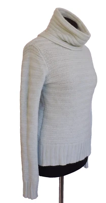 Suéter Christopher Fischer 100 % cachemir tejido acanalado capucha cuello alto como nuevo talla M Foto 1 de 4