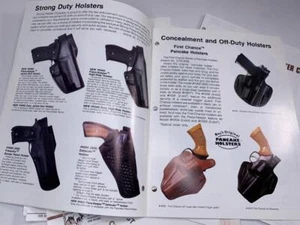Vintage Strong Gun Holster Catalog -- Police LEO -- Concealment, Badge ID Cases - Picture 1 of 3