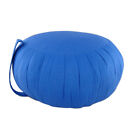 Zafu Meditation/Yoga Cushion with Carrying Handle - Blue