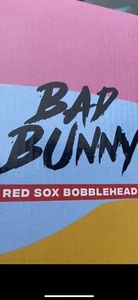 BAD BUNNY Boston Red Sox Puerto Rican Rapper "Record Producer" MLB Bobblehead - Picture 1 of 5