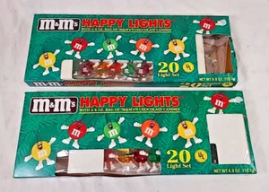 NEW - M&M MM Christmas Happy Lights String Lights 1993 Lot Of 40 Multicolor - Picture 1 of 4