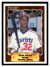 1990 ProCards #2761 BRIAN HUNTER Asheville Tourists ~F3K