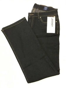 NWT Ladies Women's JockeyP2P stretch Straight Leg Denim Jeans  Sz 10 - Picture 1 of 9