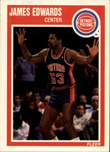 1989-90 Fleer Basketball #46 James Edwards
