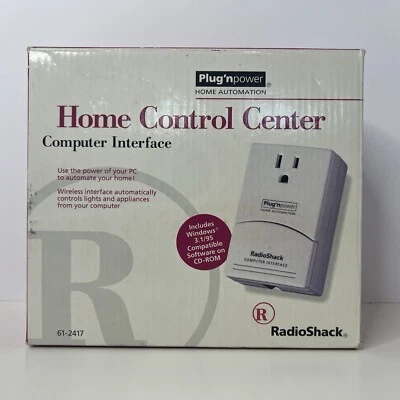 RADIO SHACK Home Control Center Computer Interface 61-2417 CD Software - Image 1 of 4