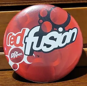 Rare Vintage Dr Pepper Red Fusion Soda Pop Collectible Button - Picture 1 of 4
