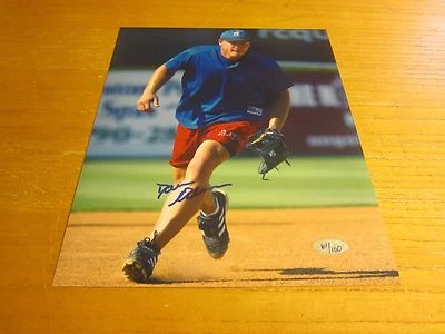 Foto autografiada de Dallas McPherson #'d 61/100 8X10 MLB béisbol Anaheim Angels Foto 1 de 2