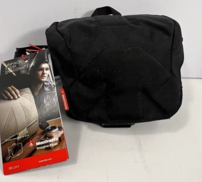 Manfrotto MB SSB-2BB Bella II Shoulder Bag Black - Small Digital Camera Case NEW - Image 1 of 4