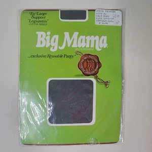 Vintage Big Mama exklusive wiederverwendbare Höschen aus altem Lagerbestand Queen - XL - 6599 - grauer Nebel - Bild 1 von 3
