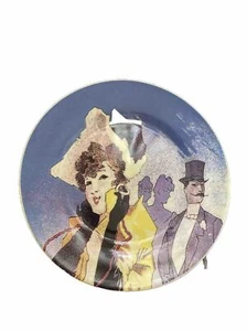 Vintage Graphic Art 1800’s Mulan Rush Style Plate vtd - Picture 1 of 2
