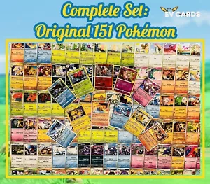 Pokemon TCG - All Original 151 Pokémon Complete Collection Including Charizard - Picture 1 of 20