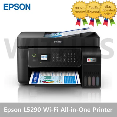 EPSON L5290 (Next of L5190) Wi-Fi Ink Tank Printer ADF 100-240V - Tracking_ - Image 1 of 4