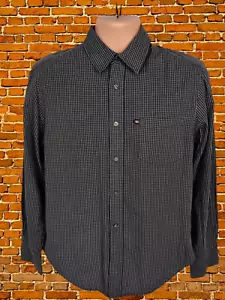 MENS RALPH LAUREN POLO JEANS CO. SIZE UK S GREY CHECK COLLAR SHIRT TOP REGULAR - Picture 1 of 5