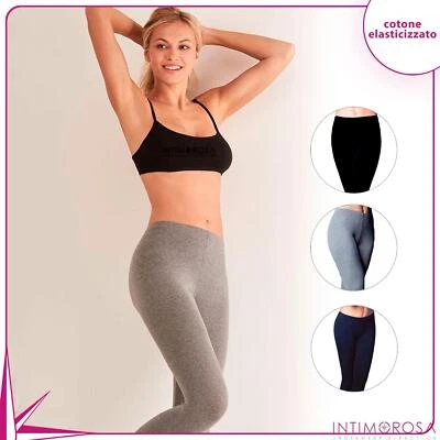 Leggings donna Jadea 4192 cotone elasticizzato - Immagine 1 di 4