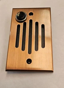 Channel Vision IU-0262 Copper Single Gang Door Unit FACEPLATE - Picture 1 of 6