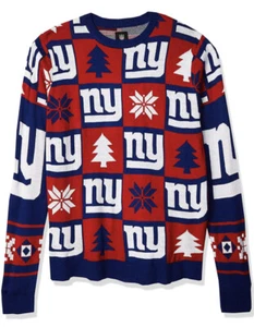 New York Football Giants Ugly Christmas Holiday Sweater Herren XXL NFL Neu - Bild 1 von 4