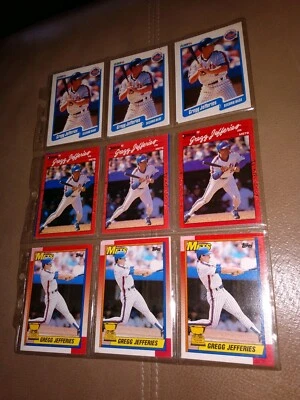 Vintage "Gregg Jefferies" Baseball Cards (15) Cards - Image 1 of 4