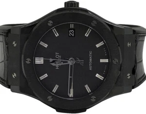Mens Hublot Classic Fusion 511.CM.1171.RX 45MM Black Ceramic Automatic Watch - Afbeelding 1 van 8