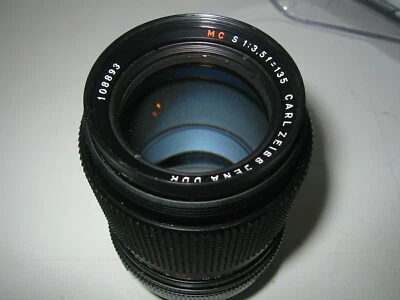 CARL ZEISS JENA DDR 135MM F3.5 MC S M42 TELE LENS FILM/DIGITAL - Image 1 of 4