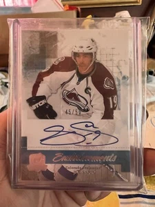 2010-11 Joe Sakic 45/50 UD The Cup Hockey Enshrinements Autografo SSP Auto HOF - Foto 1 di 5