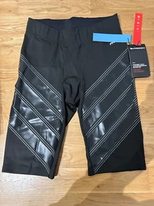 Pressio Run Compression Shorts Black Logo Brand New Box Gym Running Active Base - Picture 1 of 7