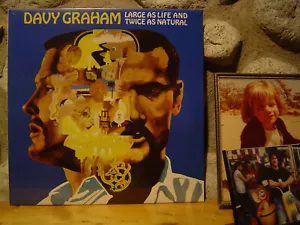 DAVY GRAHAM Large As Life And Twice As Natural LP/1968 UK/Folk-Blues/Bert Jansch - Imagen 1 de 2