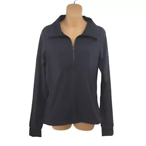 Camiseta Pullover Adidas Performer Baseline Cuarto Cremallera BP6915 Negra Mujer Mediana - Imagen 1 de 5
