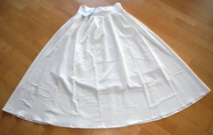 Maxi Rock weiß lang schwingend SCARLET DARKNESS Boho Hippie Strand S 36 M 38 - Bild 1 von 4