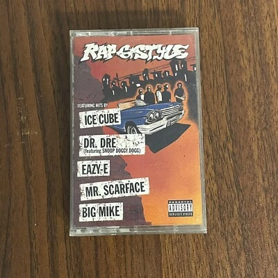 Mixed RAP -G- STYLE  1995 HIP HOP CASSETTE Ice Cube Easy-E Dre Scarface Big Mike - Image 1 of 4