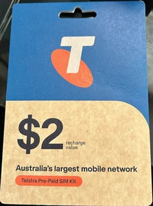 Telstra Australia 2$ Pre-Paid starter SIM kit - Zdjęcie 1 z 1