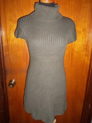 Victoria's Secret Moda Internacional Oliva Cuello Alto Suéter Vestido Túnica S/M Foto 1 de 4