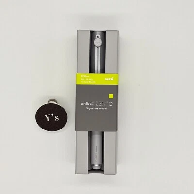 Mitsubishi Pencil uniball Zento Signature Model Silver Pen 0.38mm Japan Limited - Image 1 of 4